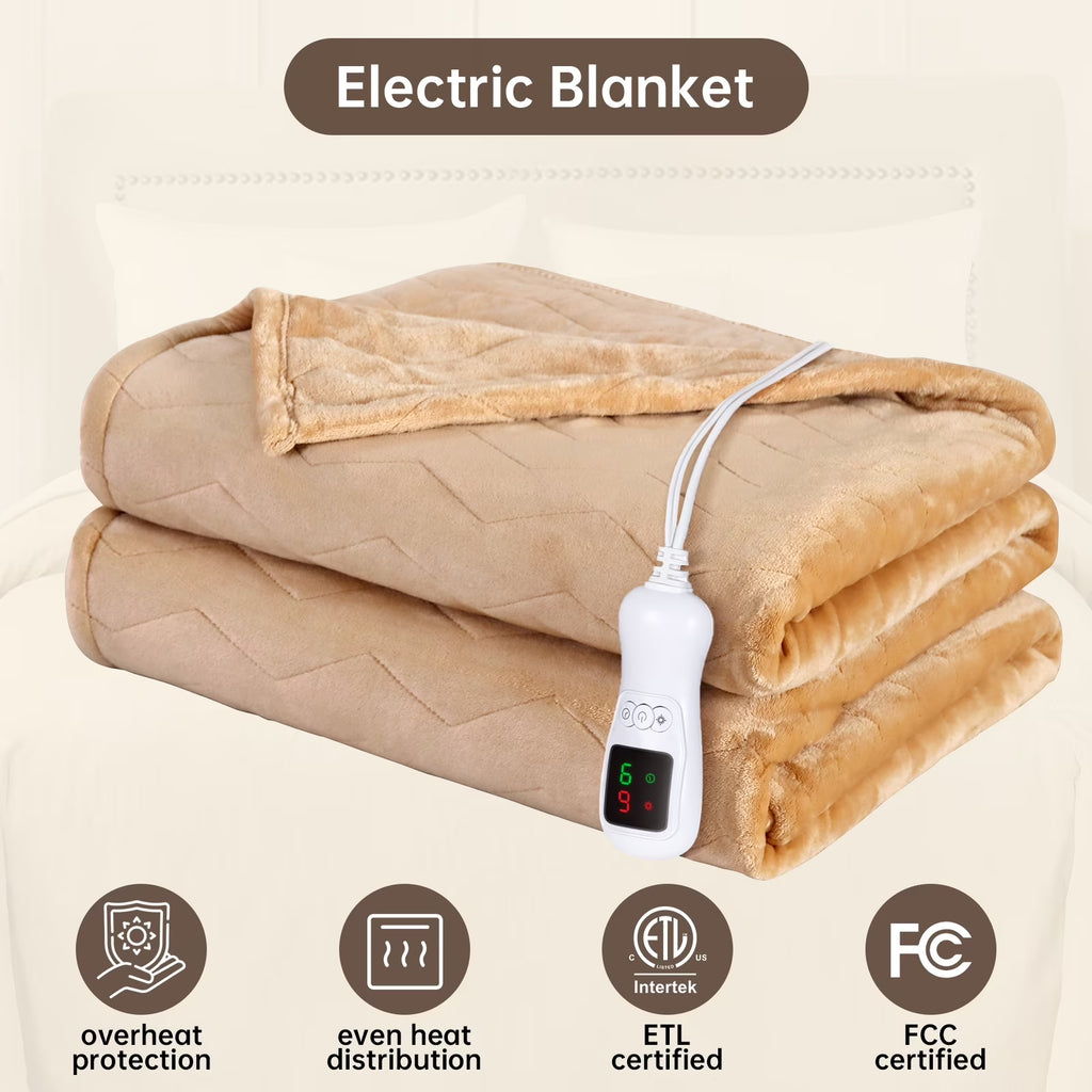 Heated Blanket Throw Size