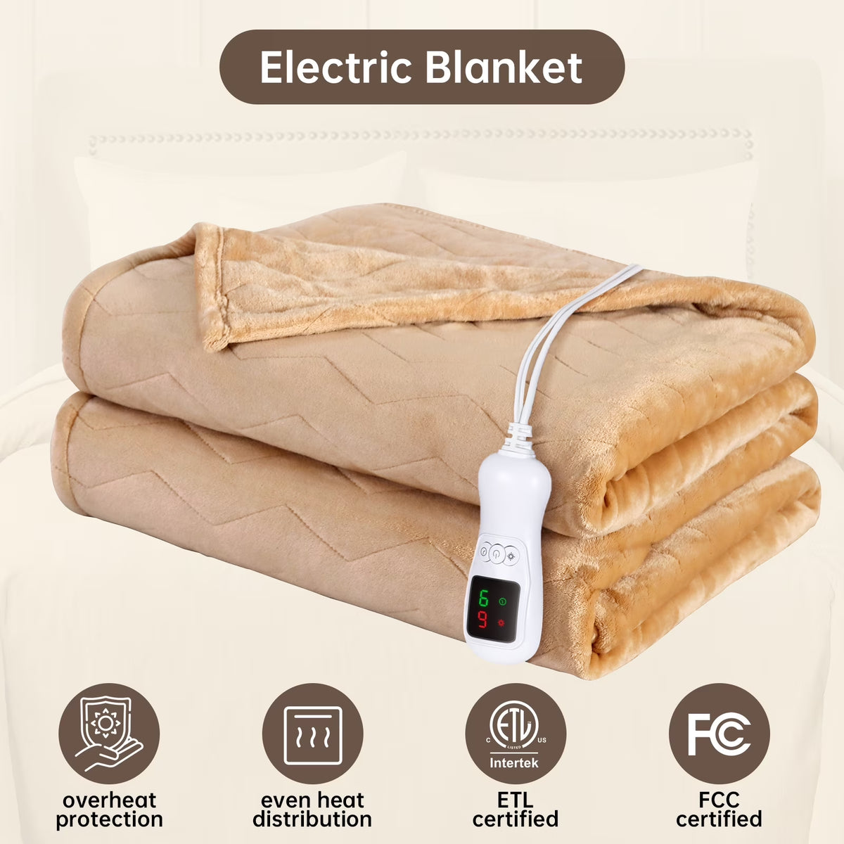 Heated Blanket Throw Size