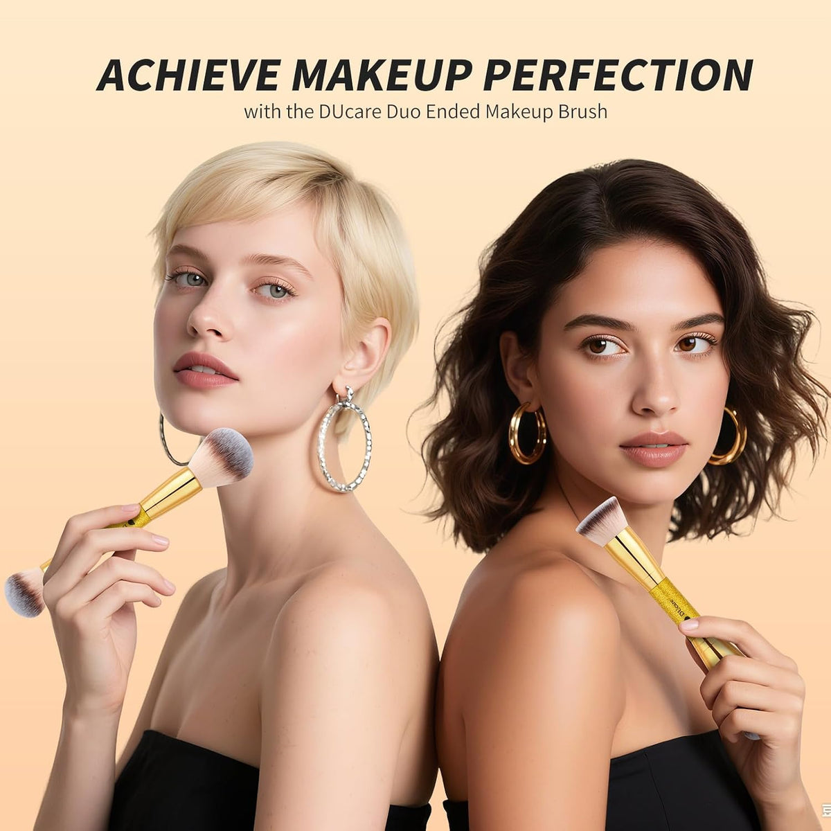 Foundation Makeup Brush Set Double-Ended 