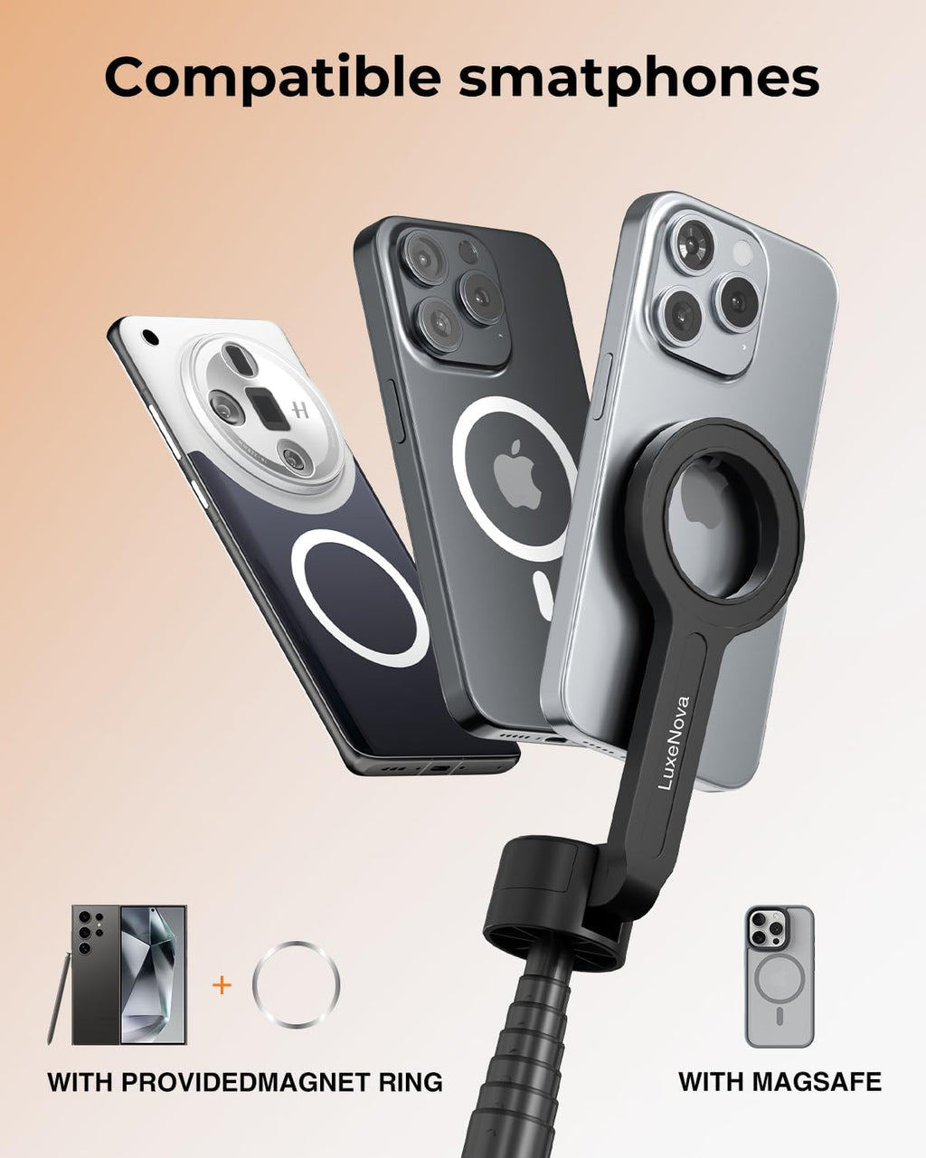 Magnetic Selfie Stick 